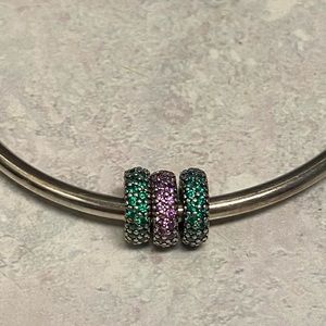 Pandora Colored Spacer Charms